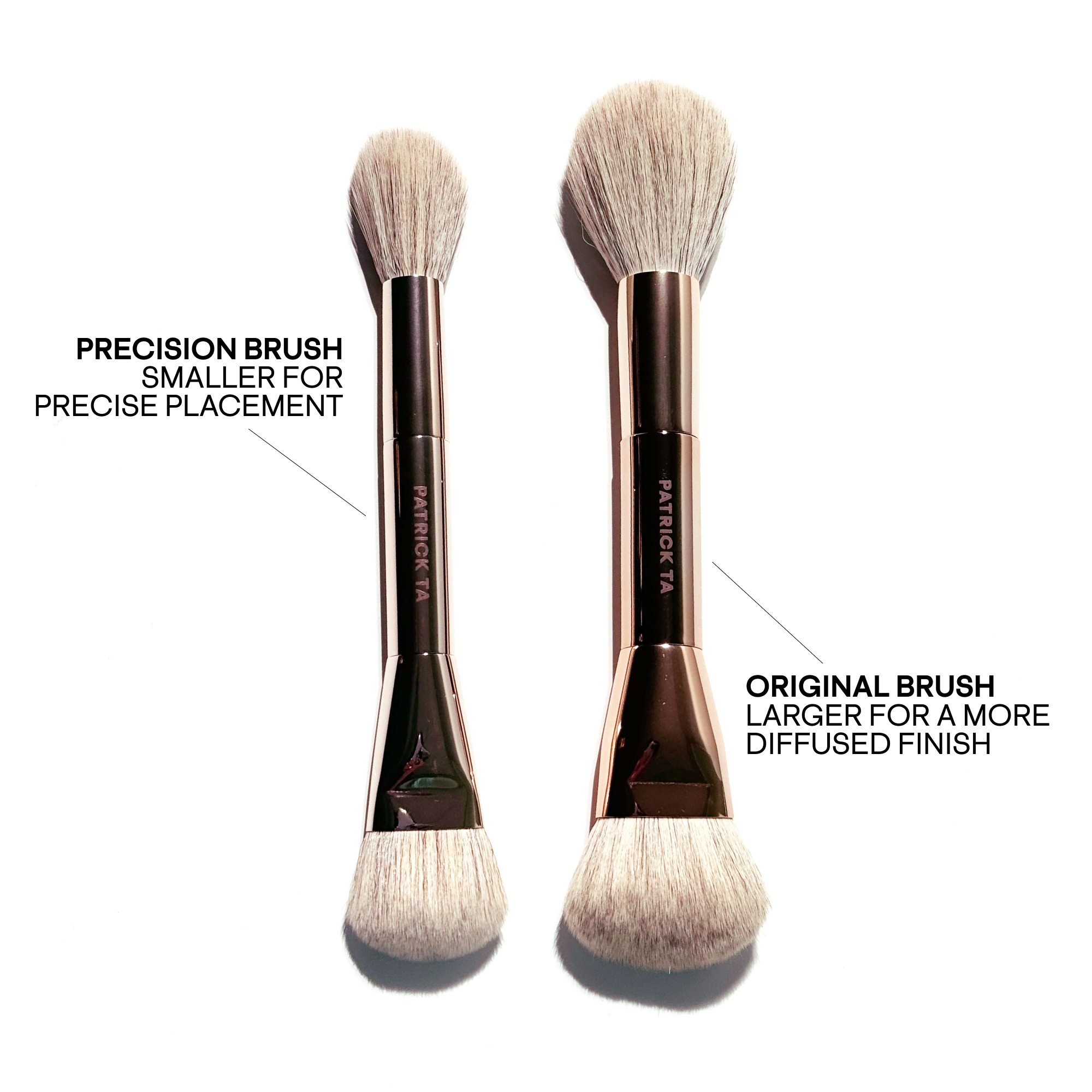 DUAL ENDED PRECISION BLUSH BRUSH (BROCHA PARA RUBOR)